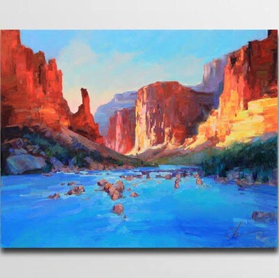 Colorful Canyons in Oils, March 25th