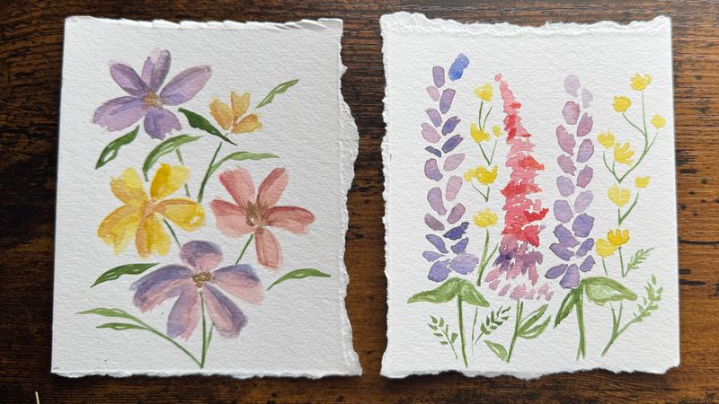 Watercolor Basics: Creating Floral Compositions,  August 17th
