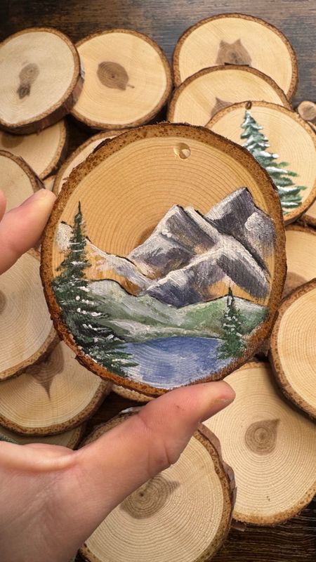 Painting Tiny: Central Oregon Mountains in Acrylic