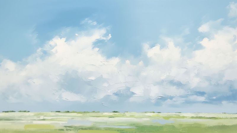 Clouds in Acrylic, August 18th