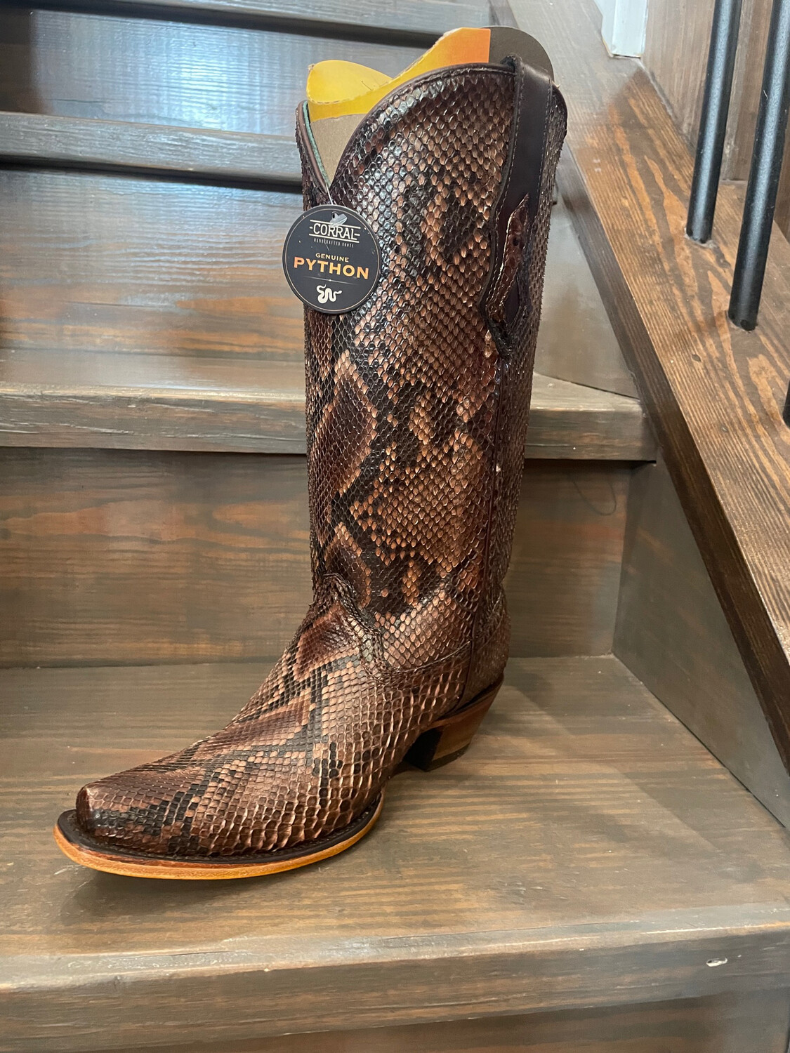 Brown Full Python Boot