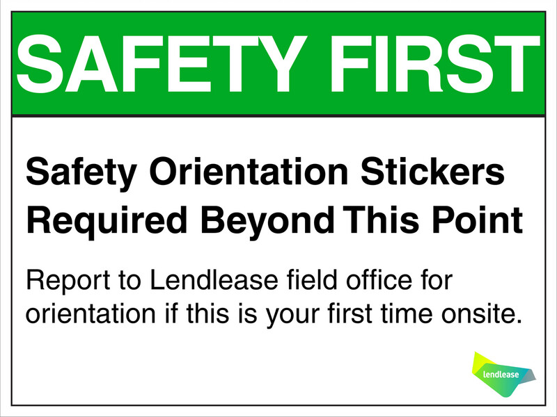 Generic Safety - Safety First - 10&quot;x14&quot; Coroplast