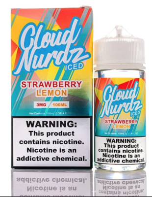 Cloud Nurdz ICE Strawberry Lemon 3mg