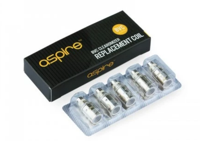 Aspire BVC Clearomizer 1.6 ohm Coil Pack of Five