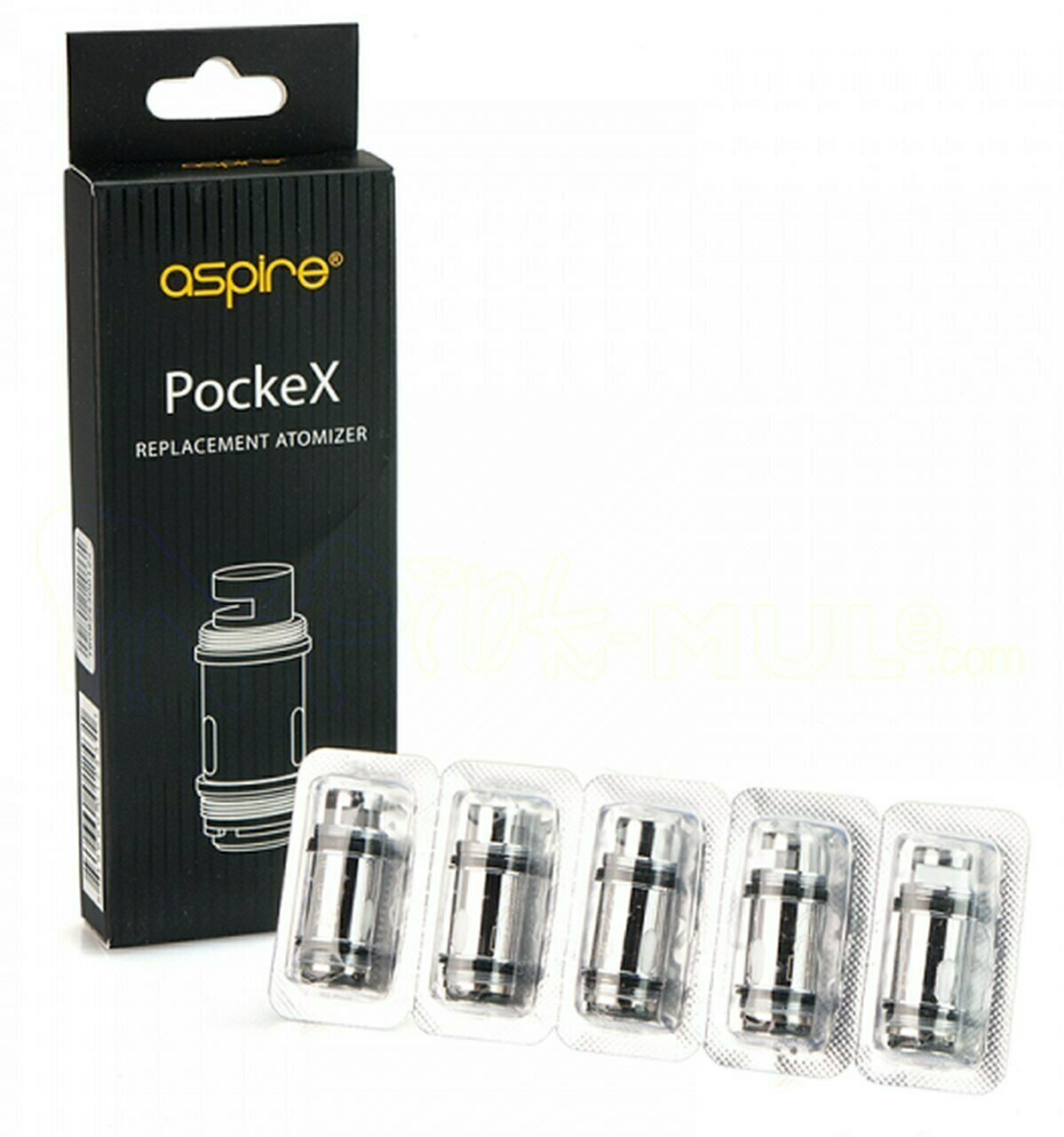Aspire PocketX 0.6 Ohm PACK OF FIVE
