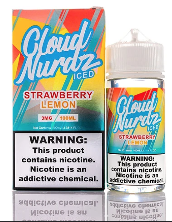 Cloud Nurdz ICE Strawberry Lemon 6mg