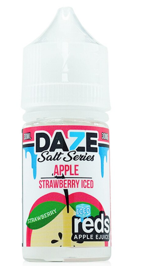 Daze Salt Apple Reds Strawberry Iced 30 mg