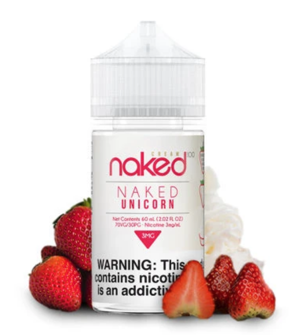 Naked 100 Strawberry (Naked Unicorn) 6mg