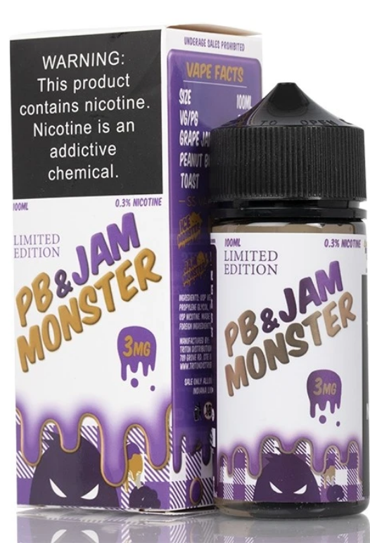 PB & Jam Monster Grape 3mg