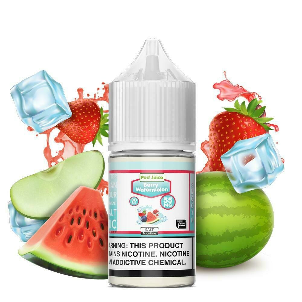 Pod Juice Salt Strawberry Apple Watermelon Freeze 55mg