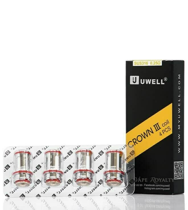 Uwell Crown III 0.23 Mesh Coils PACK OF FOUR