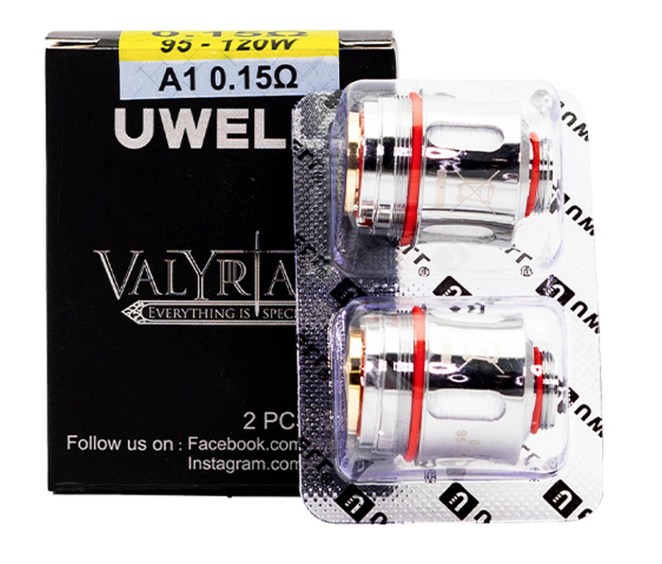 Uwell Valarian A1 0.15 Coils Pack Of Two