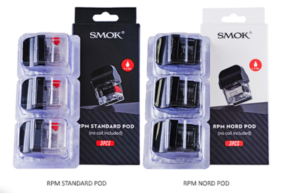 Smok RPM Standard Pod No Coil Pack Of Three