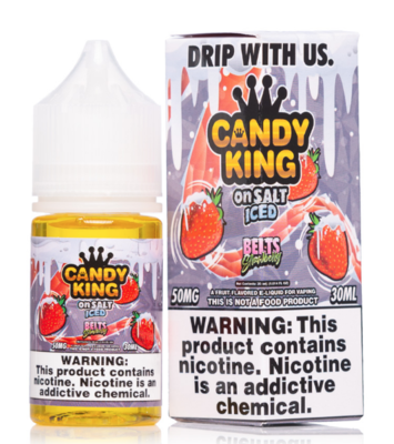 Candy King On Salt Iced Belts Strawberry 35mg