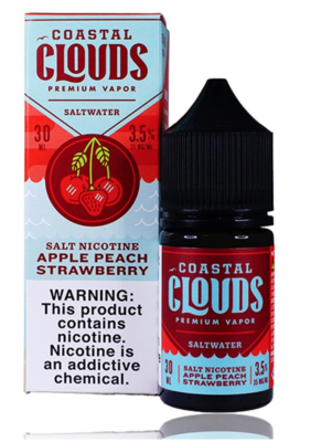 Coastal Clouds Salt Apple Peach Strawberry 35 mg