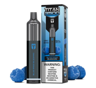 Titan 5% Blue Razz Blizzard