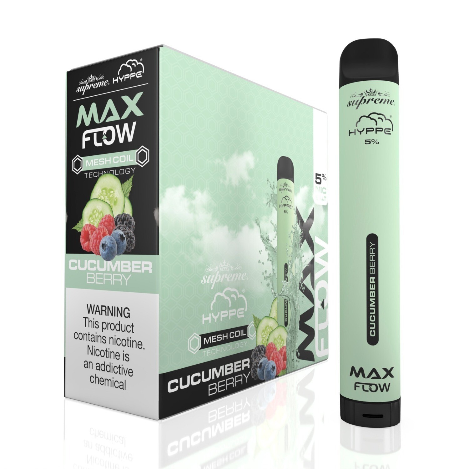 Hyppe Max Flow 5% Cucumber Berry