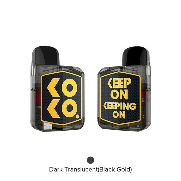 Caliburn Koko Prime DARK Translucent Black and Gold