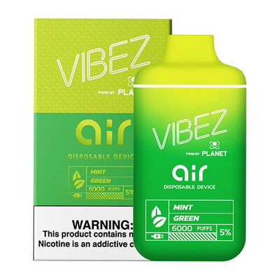 Vibez Air 6000 Puffs Mint Green