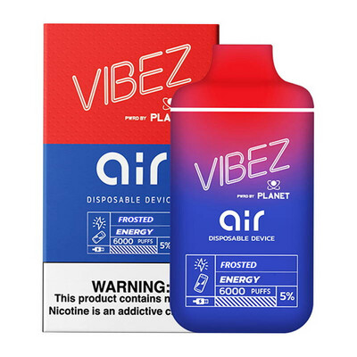 Vibez Air 6000 Puffs Energy Sour Soda (Frosted Energy)