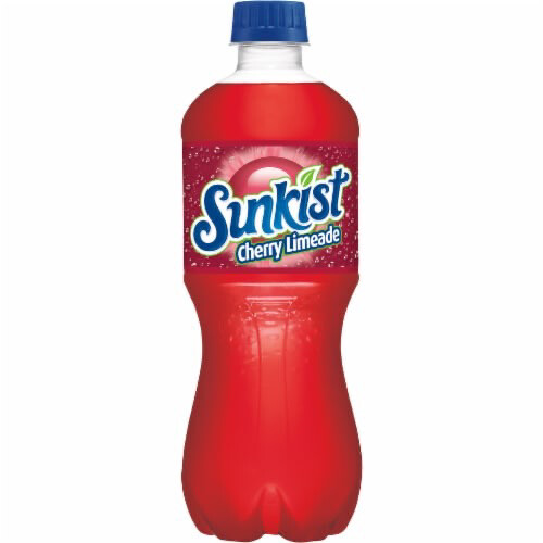 Sunkist Cherry Limeade Soda 20 FL OZ