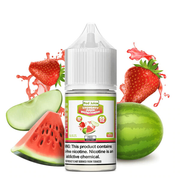 Pod Juice Salt Strawberry Apple Watermelon Freeze 35mg