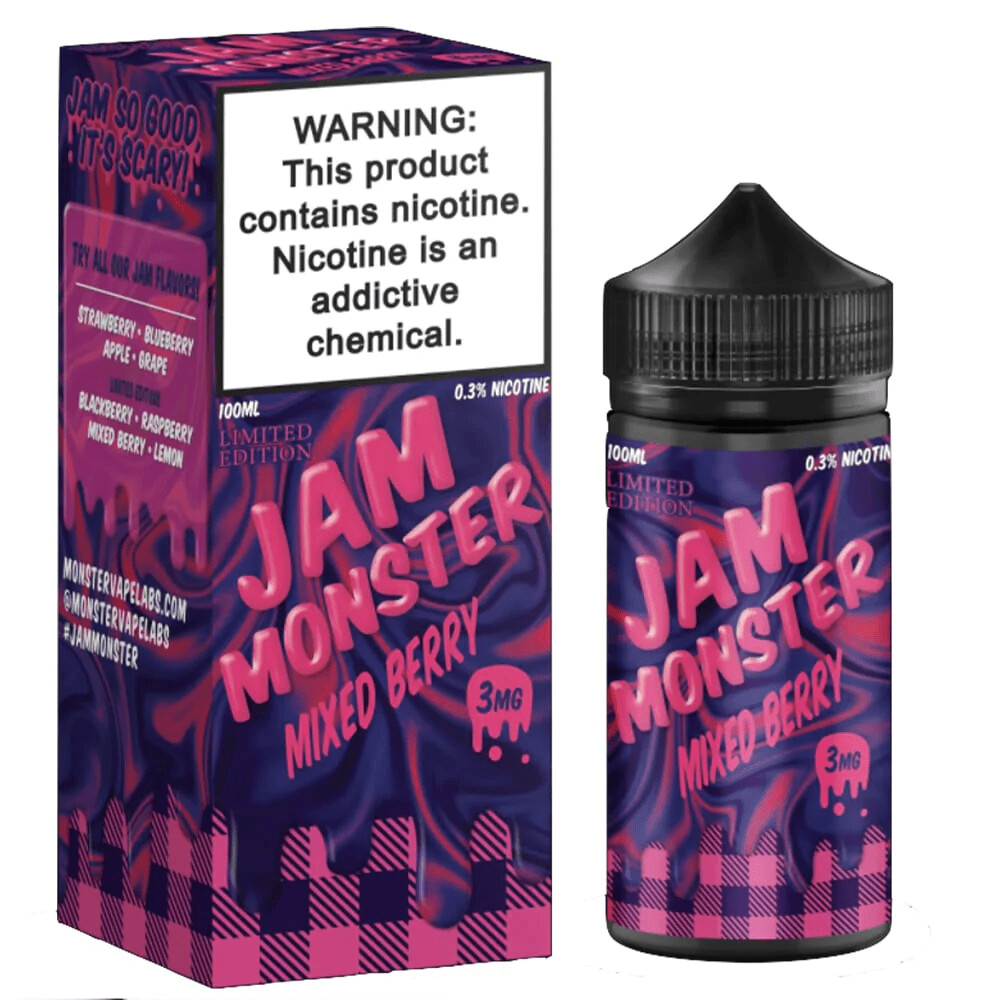Jam Monster Mixed Berry 0mg