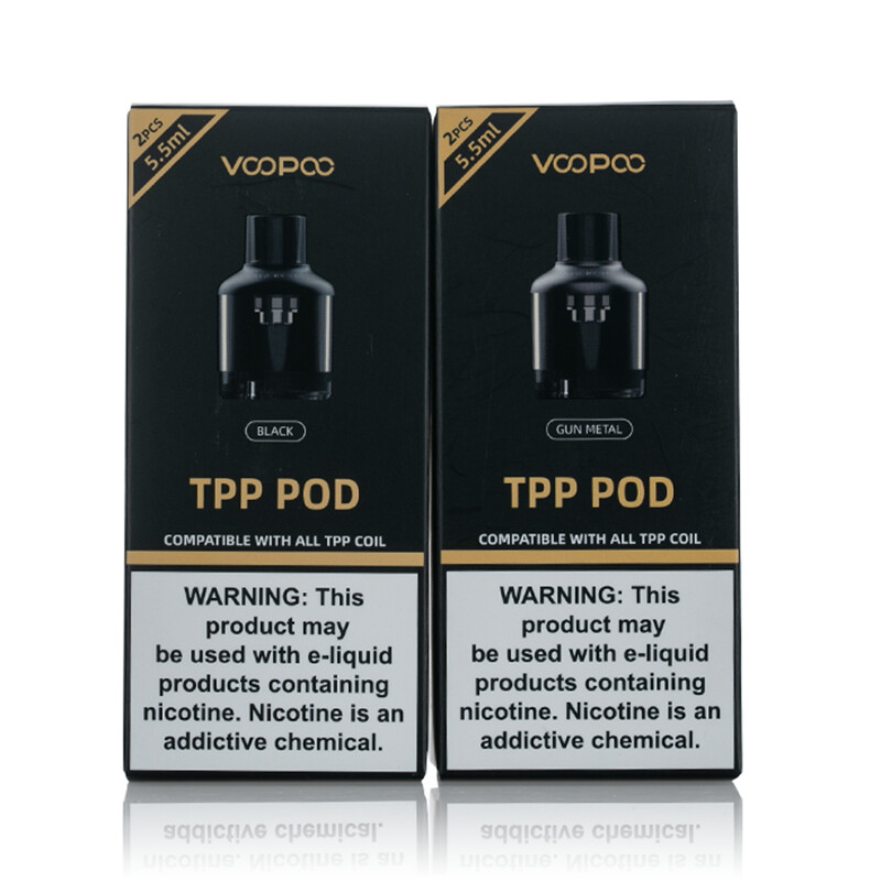 VooPoo TPP Pod Black | 2-Pack