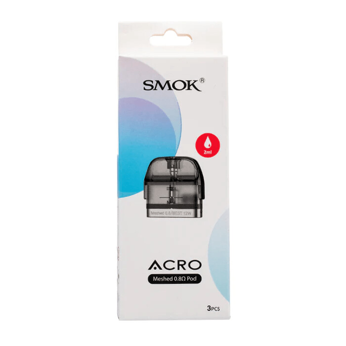 Smok Acro Meshed 0.8 Pod Pack Of Three