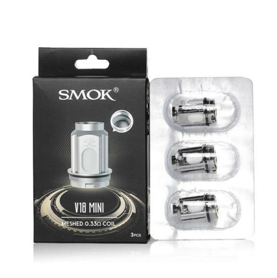 SMOK V18 Mini Meshed 0.15 Coil Pack Of Three
