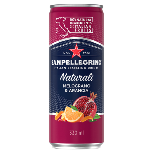 Sanpellegrino Sparkling Drink Melograno & Arancia 330ml