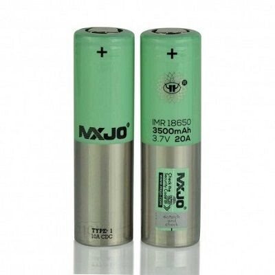 Mxjo Imr 18650 Green TWO Battery (2 Singles)