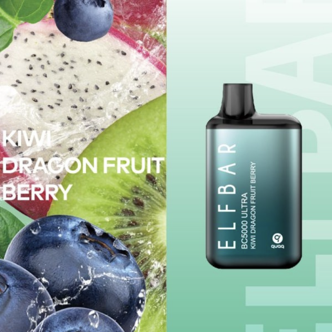 Elfbar Ultra 5% Kiwi Dragon Fruit Berry