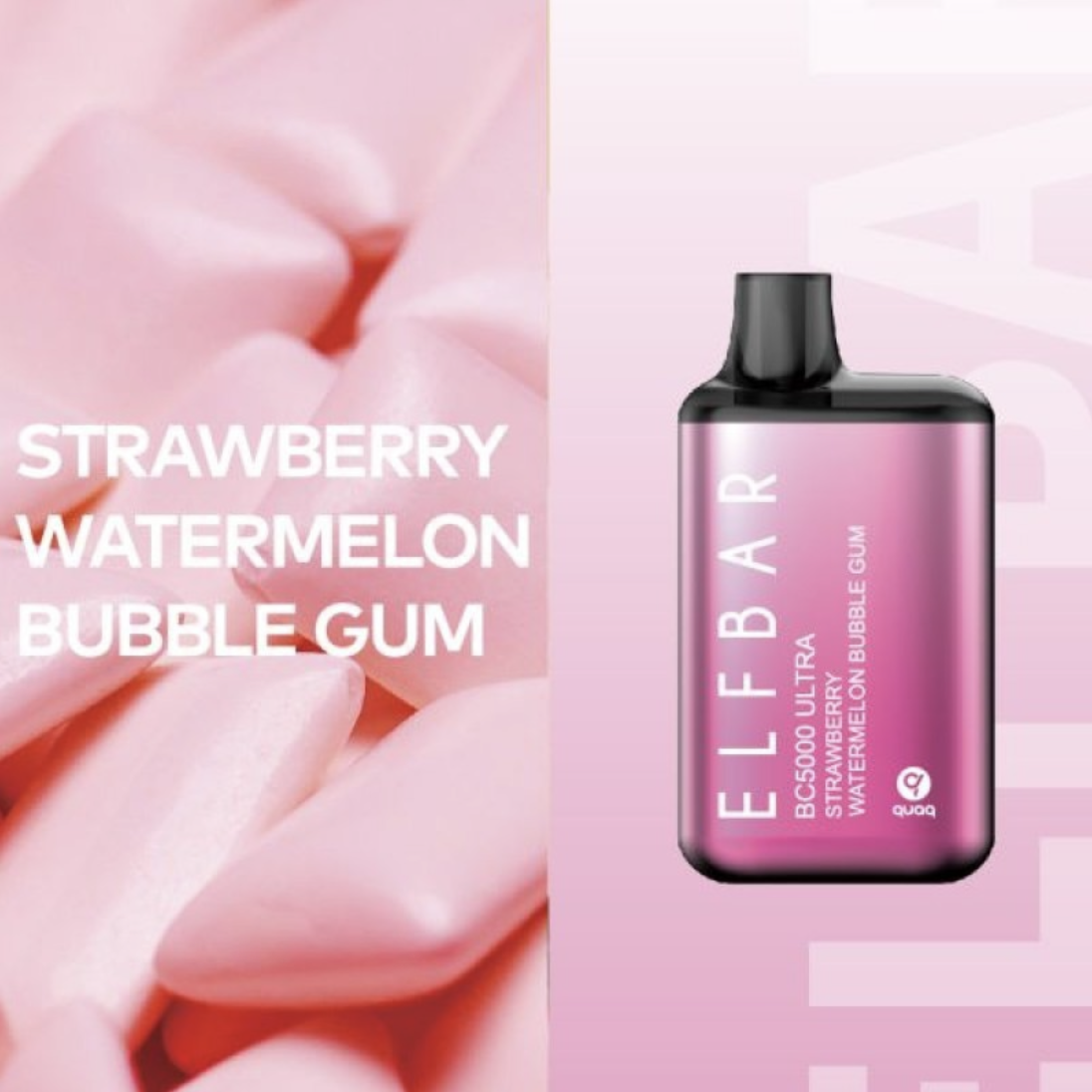 Elfbar Ultra 5% Strawberry Watermelon Bubblegum