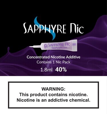 Sapphyre Nic Additive 1.8ml 40%