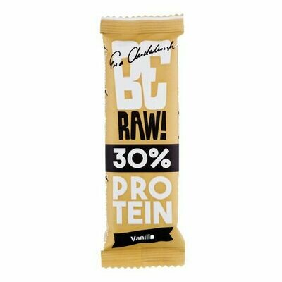 Baltyminis batonėlis su vanile Be Raw, 40g Baltyminis batonėlis su vanile Be Raw, 40g