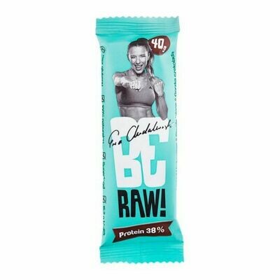 Baltyminis batonėlis su kakava Be Raw, 40g Baltyminis batonėlis su kakava Be Raw, 40g