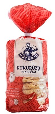 Kukurūzų trapučiai USTUKIŲ MALŪNAS, 120 g Kukurūzų trapučiai USTUKIŲ MALŪNAS, 120 g