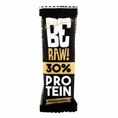 Baltyminis batonėlis riešutų kremo skonio Be Raw, 40g Baltyminis batonėlis riešutų kremo skonio Be Raw, 40g