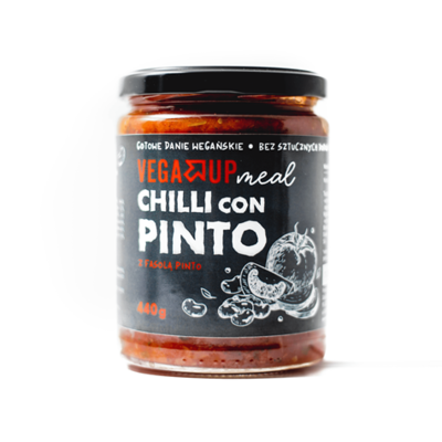 Čili ir pinto pupelių troškinys, 440 g Čili ir pinto pupelių troškinys, 440 g
