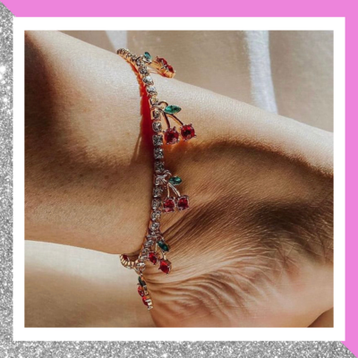 Cherry Anklet