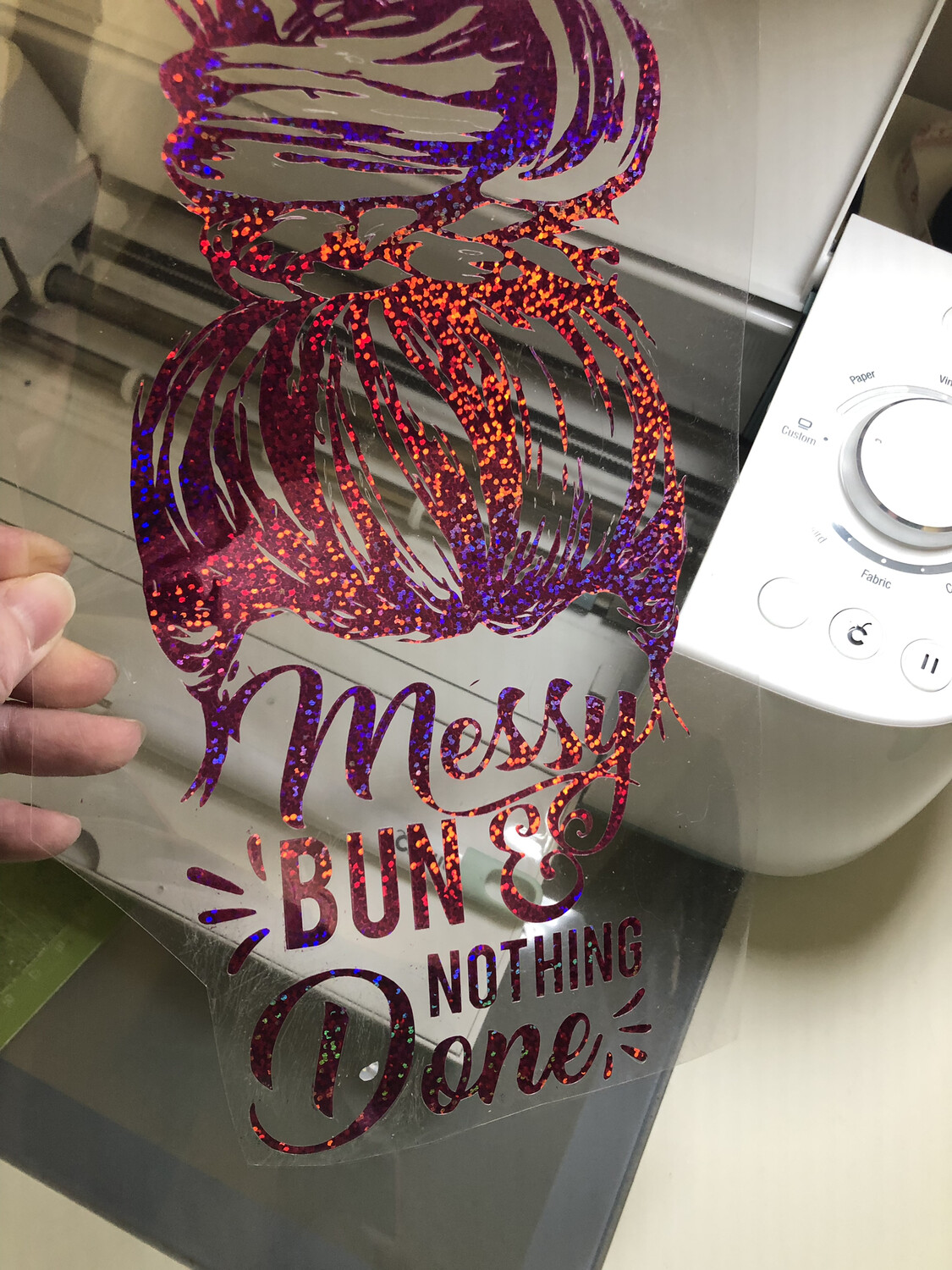 Download Messy Bun And Nothing Done Svg Cut File
