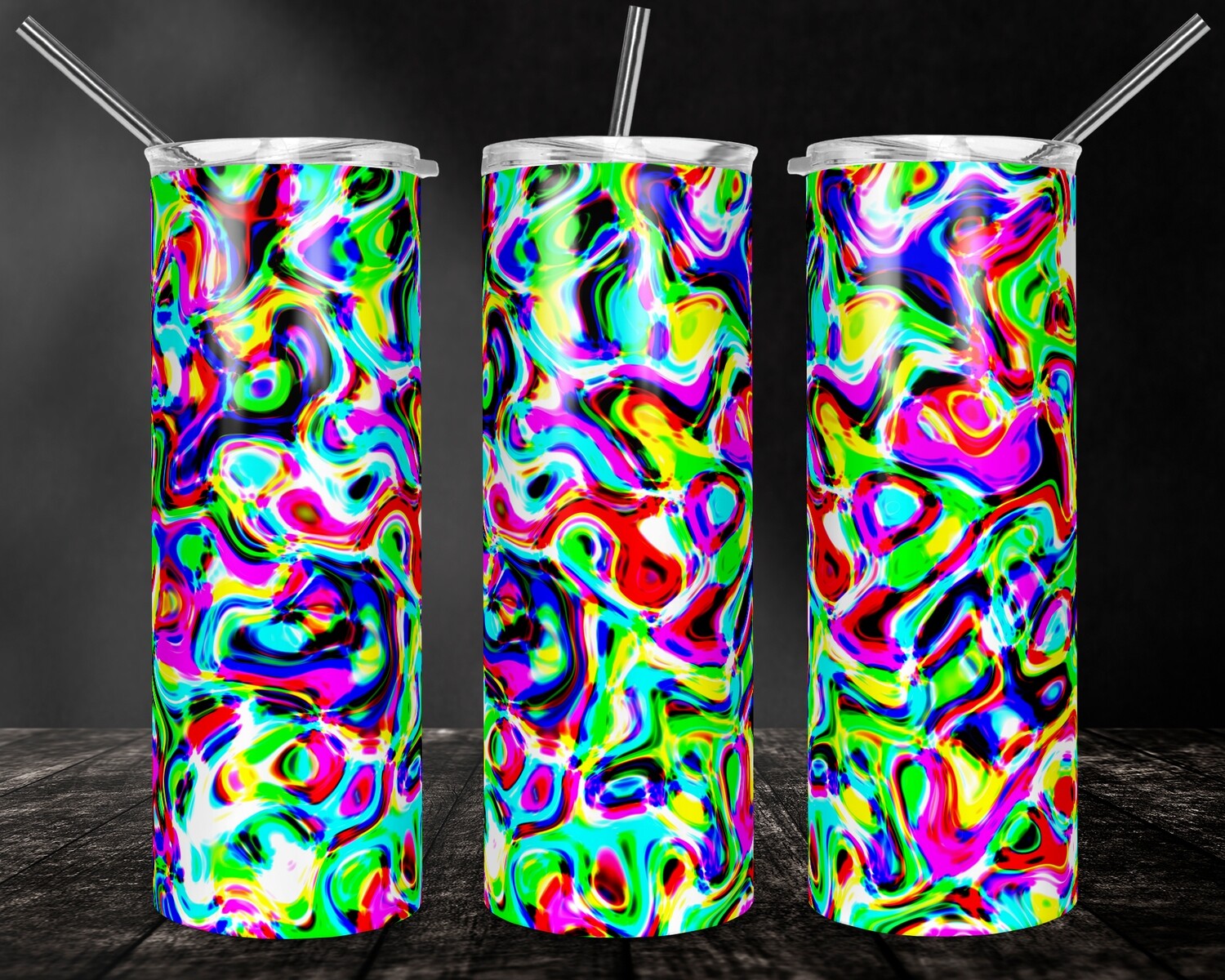 Bright Wash - 20/30oz Tapered + 20/30oz STRAIGHT TUMBLER PNG Sublimation