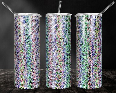 Neon Glow - 20/30oz Taper + STRAIGHT TUMBLER PNG Sublimation