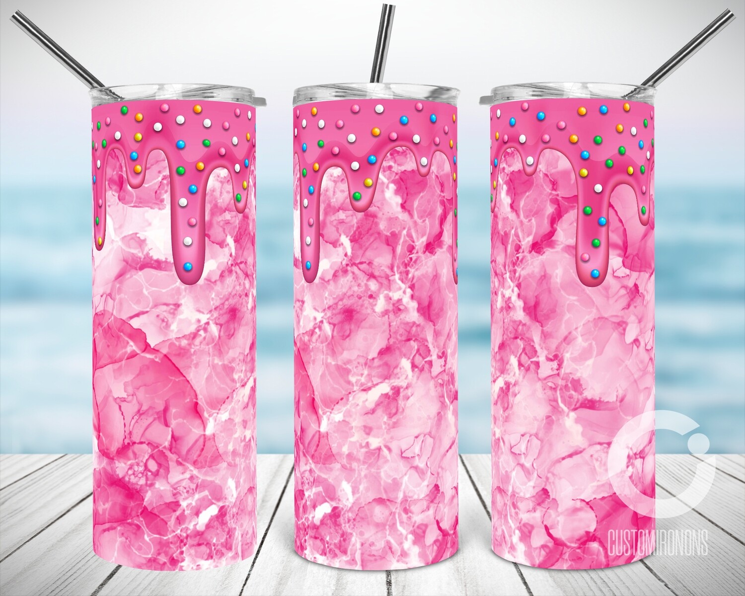 Pink Milkshake- Sublimation design - Sublimation - DTG printing - Sublimation design download - Summer sublimation design