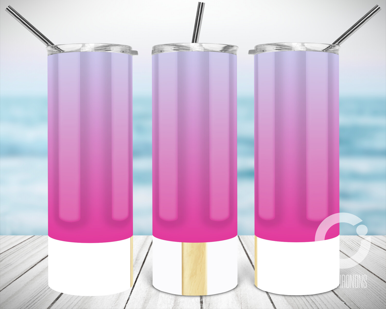 Pink Popsicle - Sublimation design - Sublimation - DTG printing - Sublimation design download - Summer sublimation design