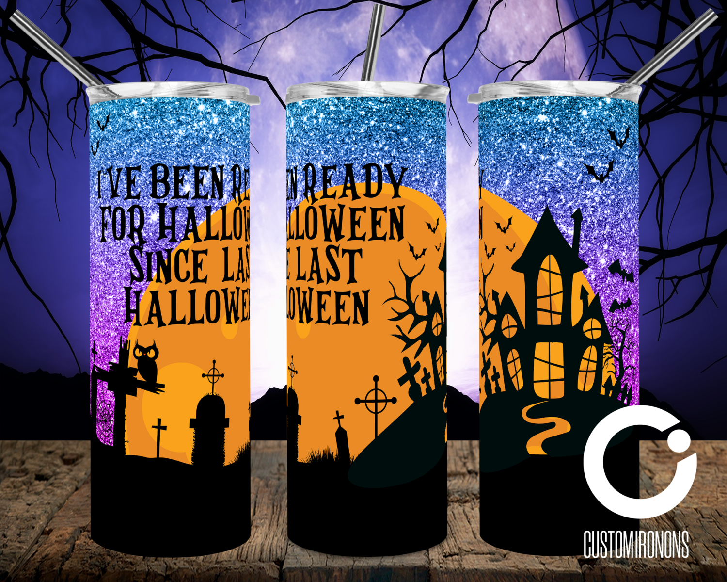 Haunted House Big Moon - 20oz Tumbler