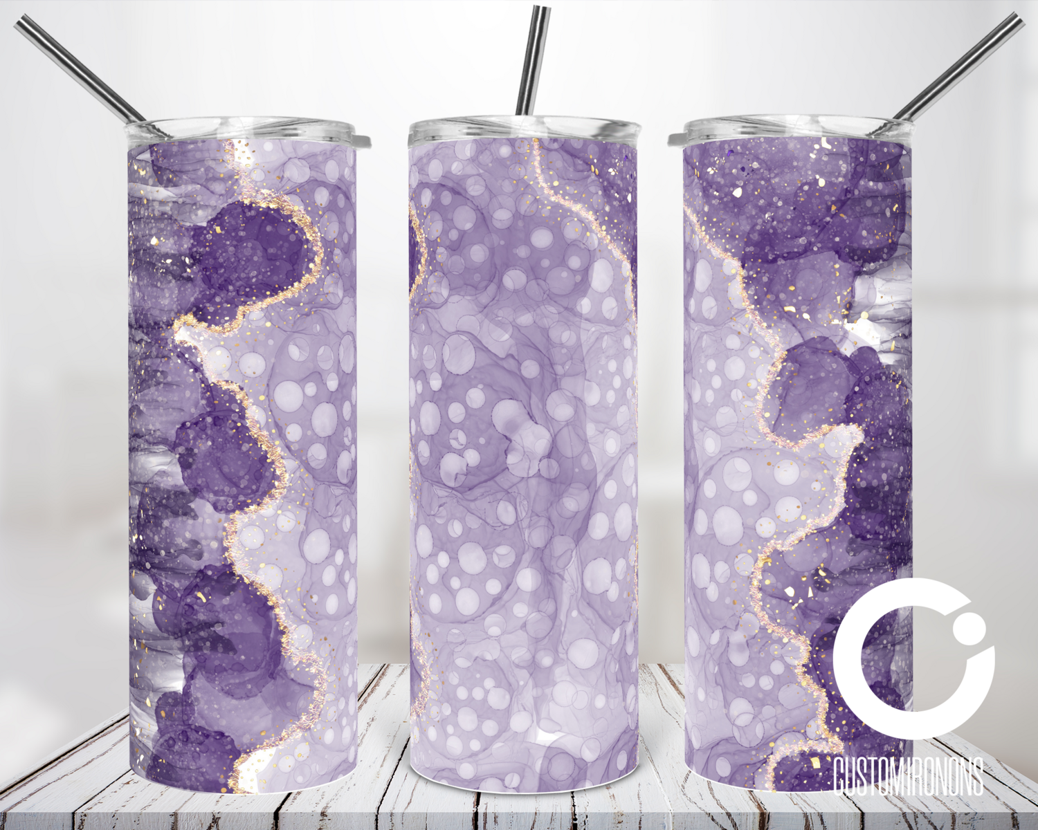 Purple Gem 20oz Tumbler Digital