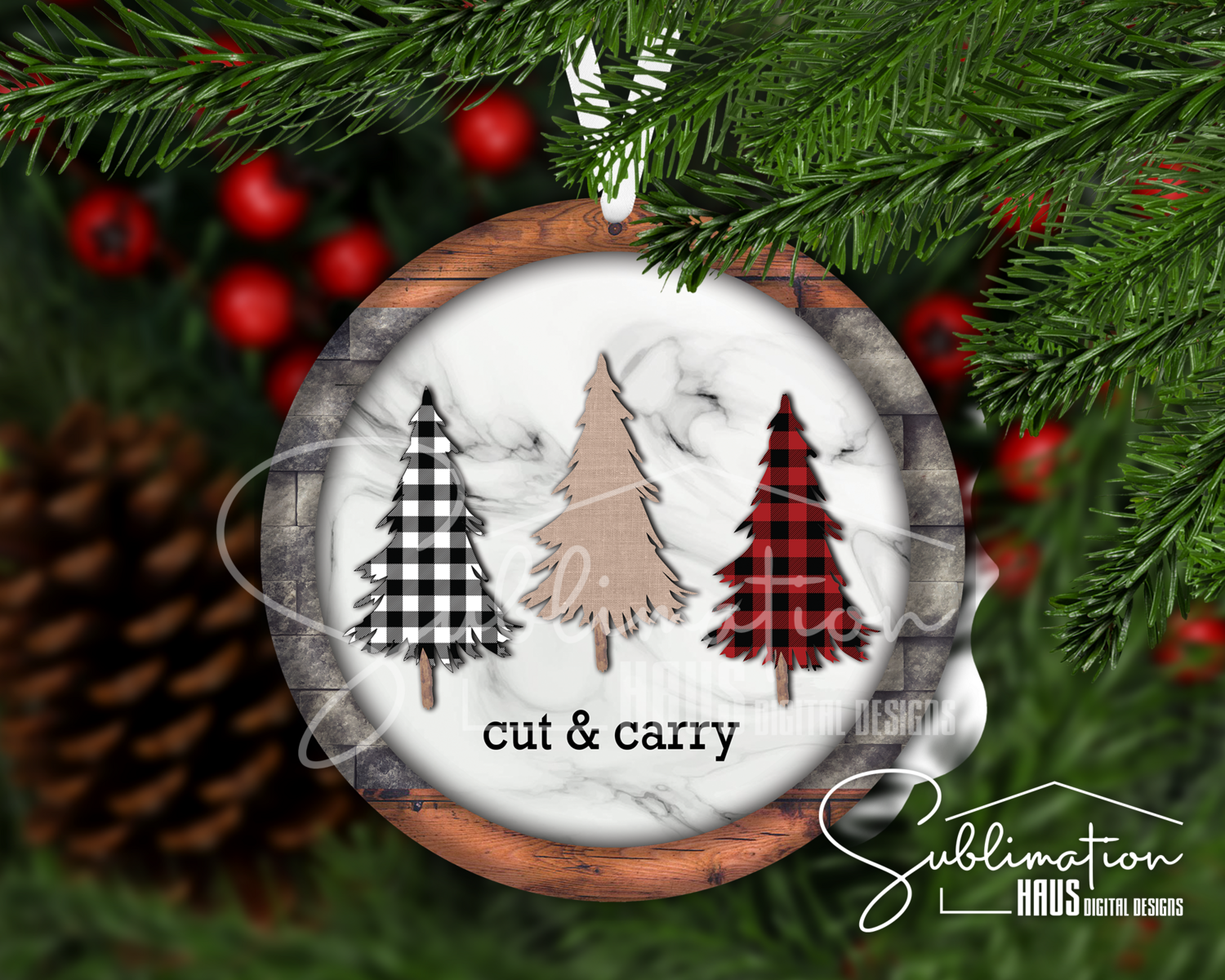 Cut and Carry -  Winter Holiday Ornament