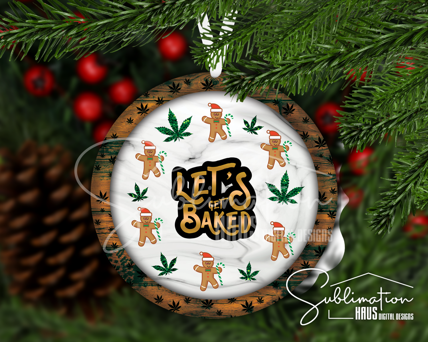 Let's Get Baked Holiday Ornament